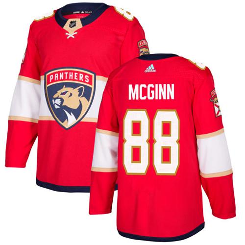 Adidas Men Florida Panthers #88 Jamie McGinn Red Home Authentic Stitched NHL Jersey